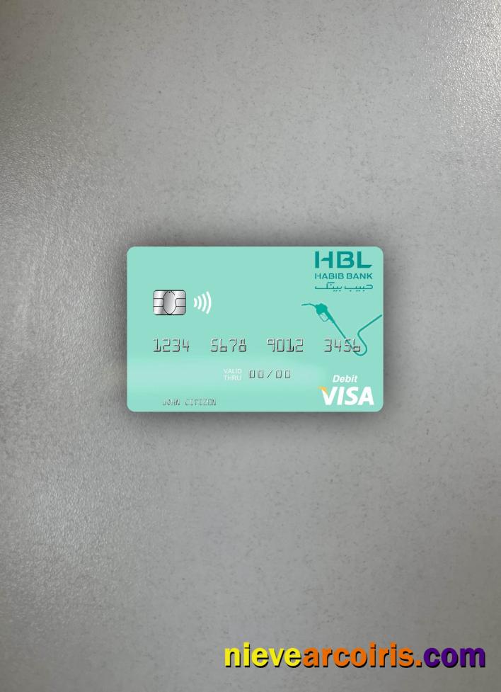 Maldives Habib Bank Limited visa debit card photolook